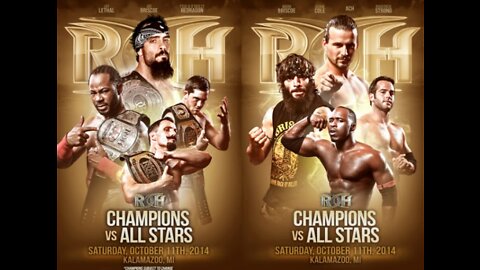 ROH Champions vs All Stars 2014 Highlights