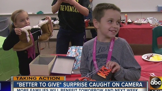 Family down on luck gets surprise Christmas gifts