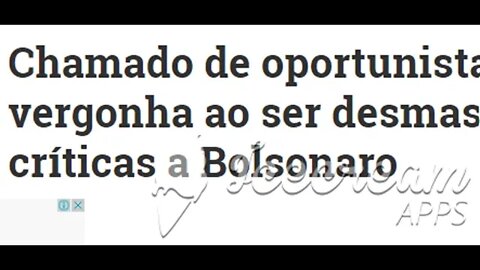 TRAIU BOLSONARO? Doria é chamado de oportunista na globo News