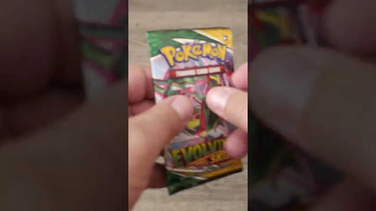 #SHORTS Unboxing a Random Pack of Pokemon Cards 035