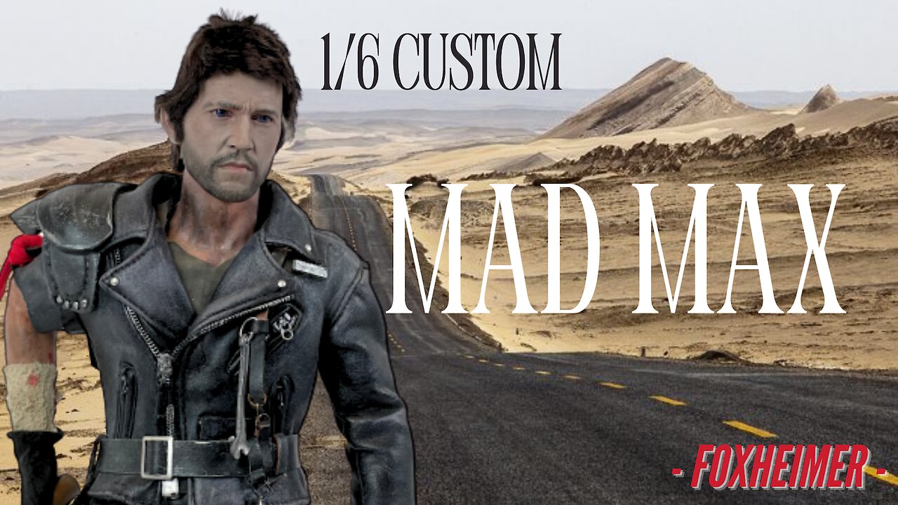 1/6 Scale Mad Max The Road Warrior action figure custom head Sculpt 6 Mel Gibson no Sideshow