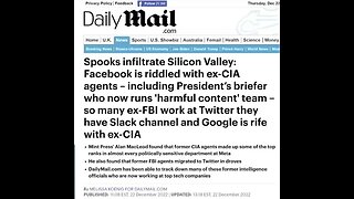Tim Pool, UK Daily Mail: CIA Occupies Key Positions at Facebook