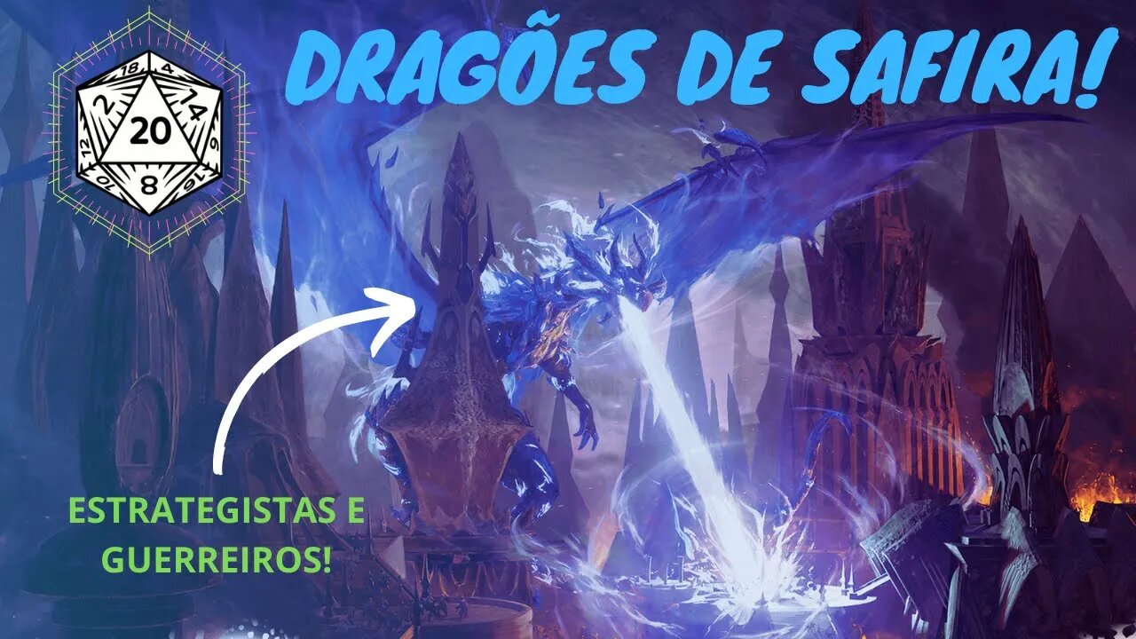 DRAGÕES DE SAFIRA! DRAGÕES COMBATENTES - Dragões do Fizban.🐲