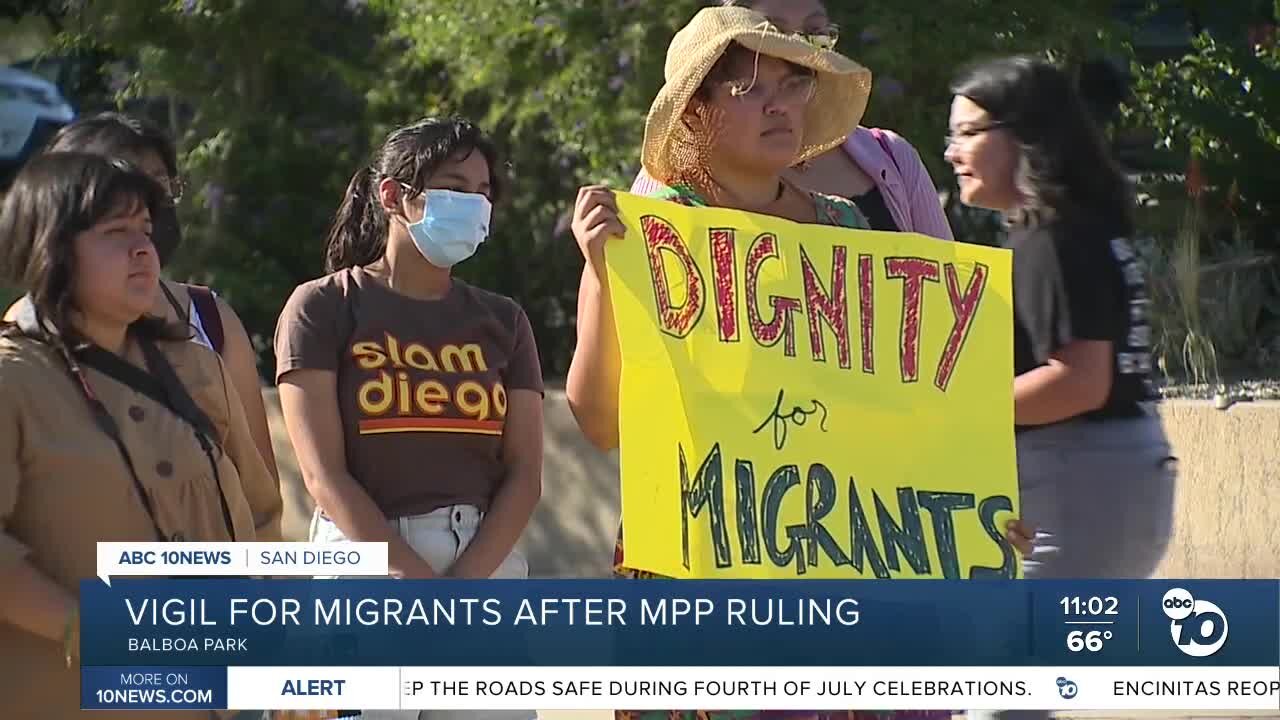 Vigil for migrants after MPP ruling