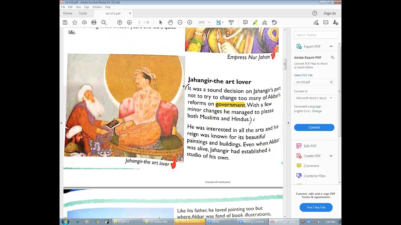 SST, CLASS 5TH,14 04 2021