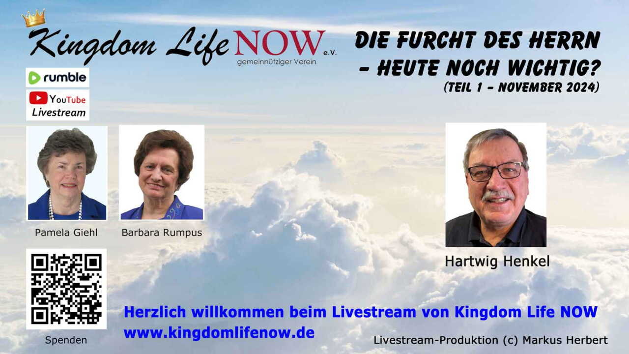 Die Furcht des Herrn - heute noch wichtig? Hartwig Henkel (Teil 1- November 2024)