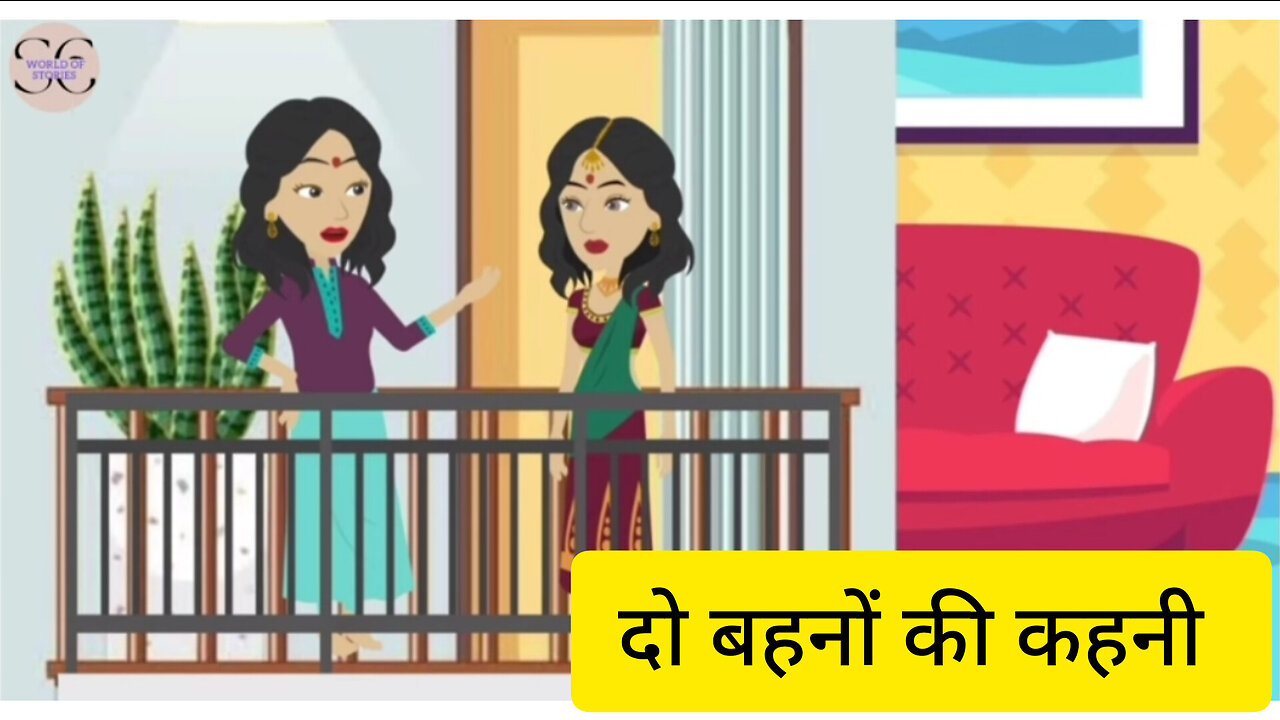 दो भैहनो की कहानी - Hindi Kahaniya | Animated Story | Family Story | New Story | Two Sisters