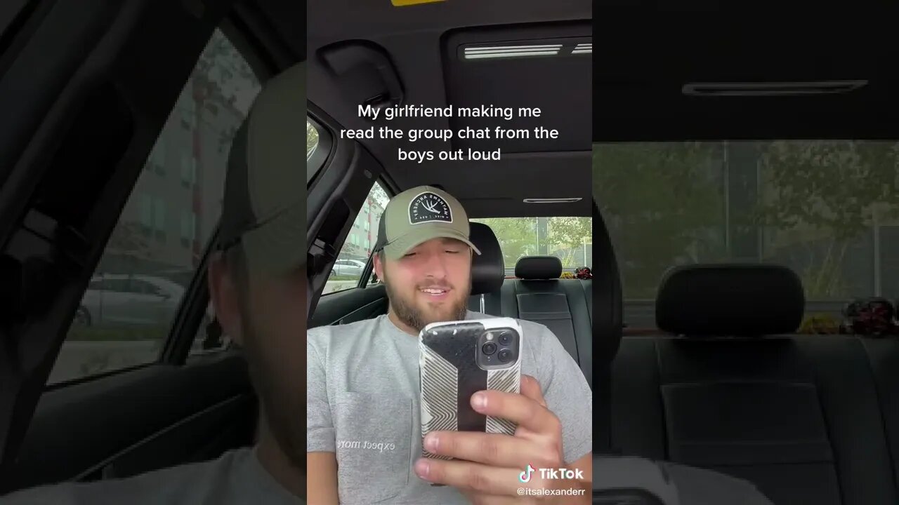 GF Makes BF Read The Group Chat Out Loud tiktok itsalexander