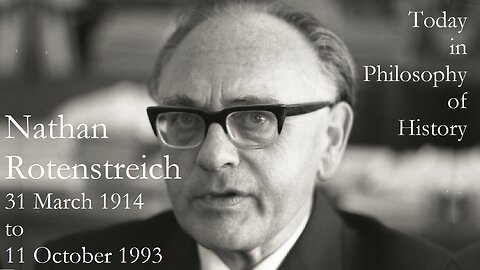 Nathan Rotenstreich on Time in History