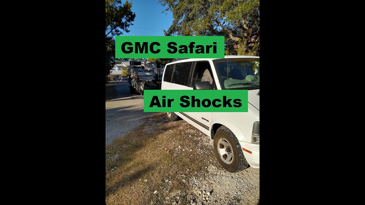 GMC Safari Air Shock Installation - Let's Figure This Out