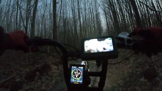 Ebike Trail Riding at Night ( Ariel Rider Grizzly )