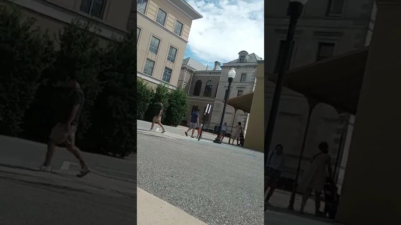 #gangstalkers toned it down once I began filming.