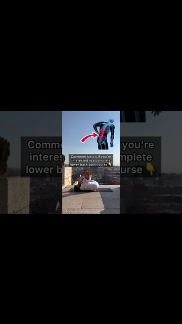 Let’s make lower back pain disappear forever ✨