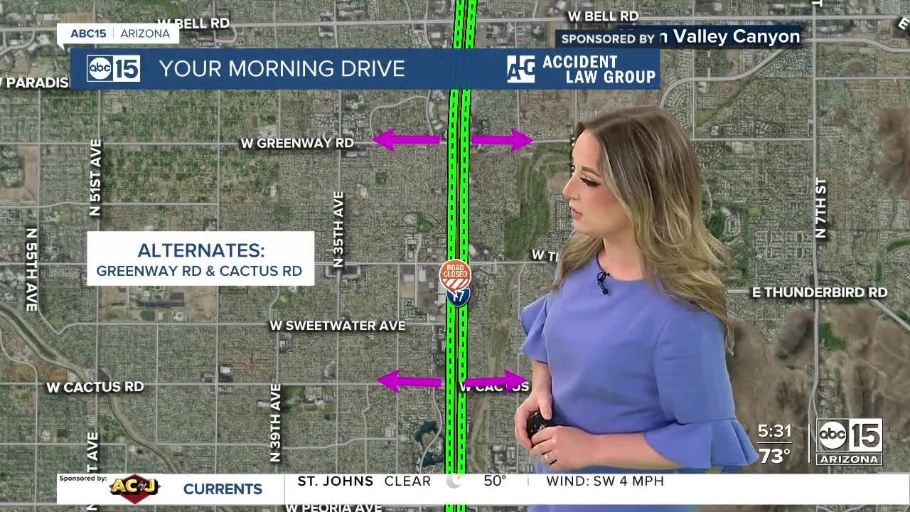 Thunderbird off-ramp shut down due to police activity