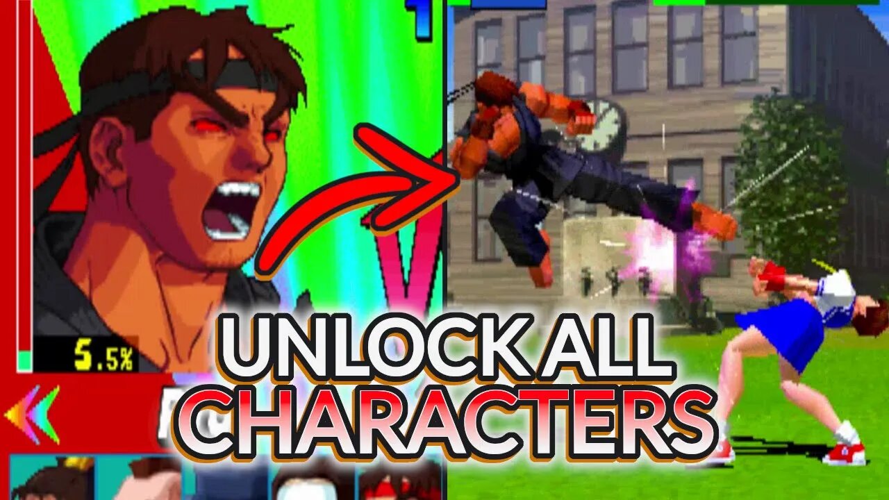 Street Fighter EX Plus Alpha - How To Unlock ALL Characters