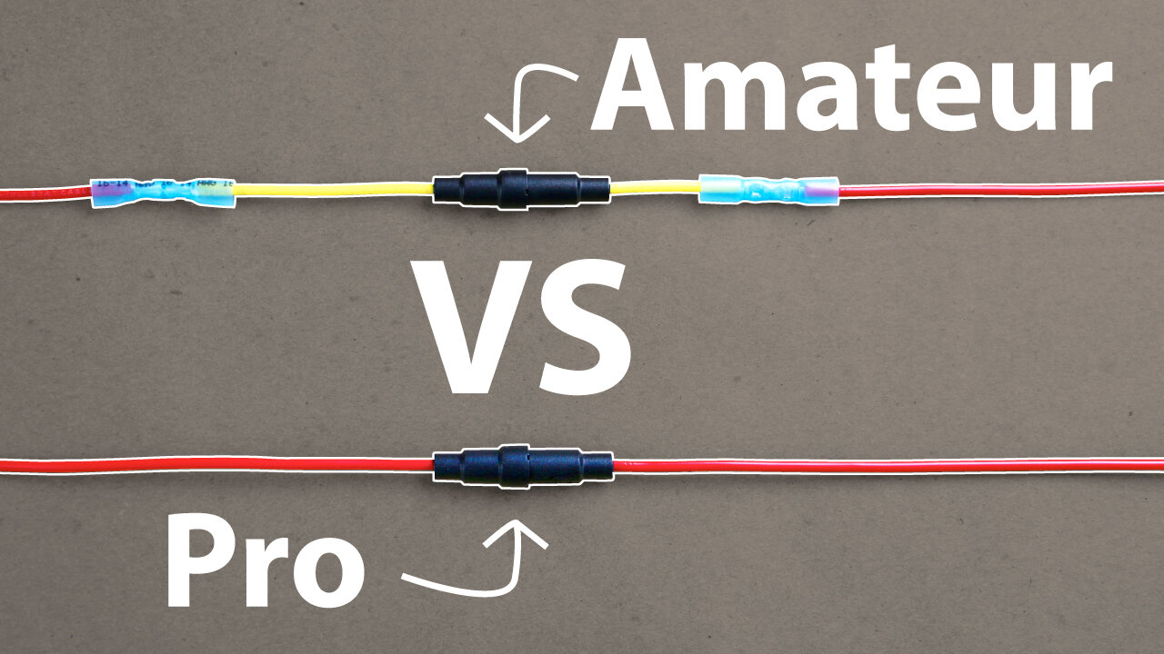 How to Wire an Inline Fuse Holder into your Van or RV Electrical System using an Open Barrel Crimper