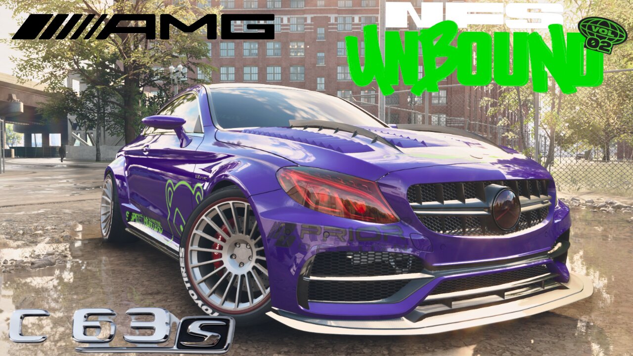 "Need for Speed Unbound" gameplay video: Mercedes C63 AMG Racing!