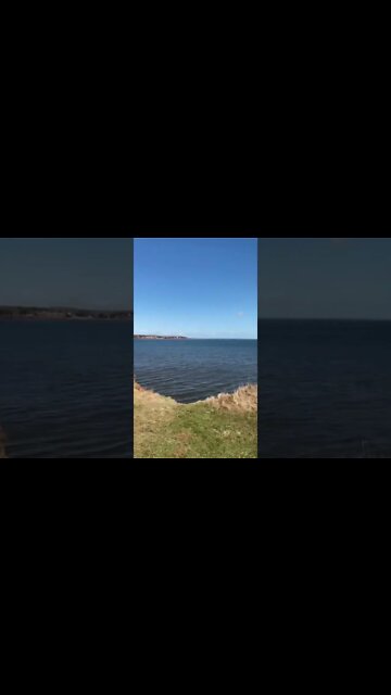 Exploring by a lighthouse