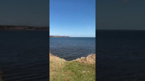 Exploring by a lighthouse