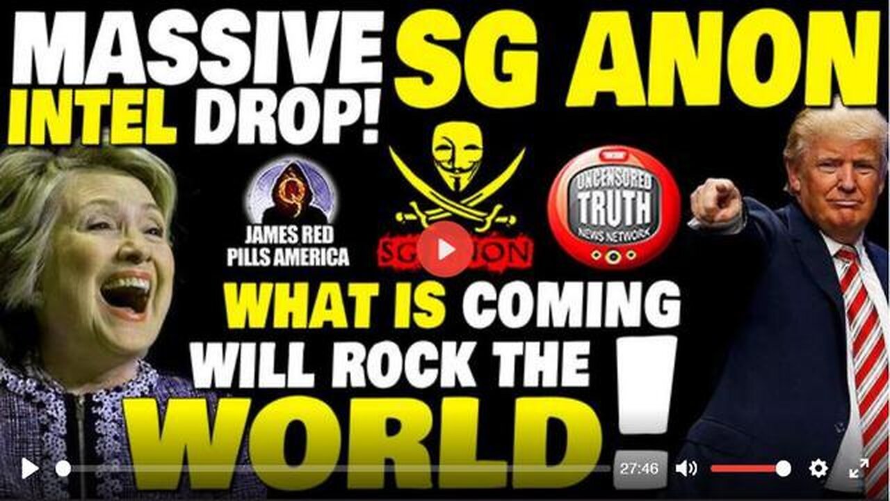 SG ANON MOAB INTEL DROP! WHAT'S COMING WILL SHAKE THE WORLD! THEY'RE DONE! TRIBUNALS EARLY 2023! ...