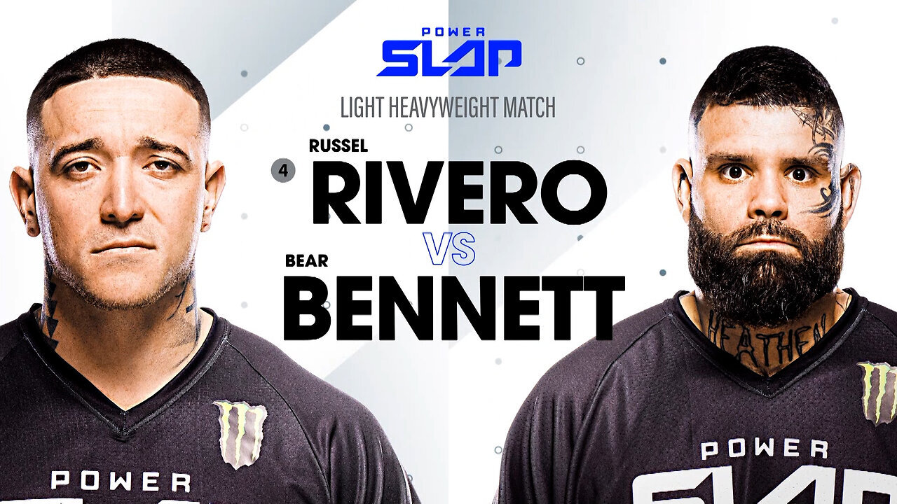 Russell Rivero vs Bear Bennett | Power Slap 4, August 9 on Rumble