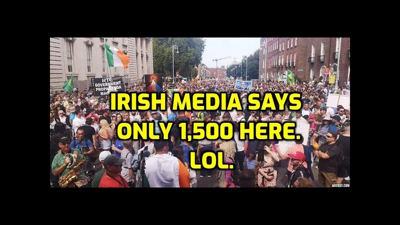 CUSTOM HOUSE PROTEST - IRISH MEDIA EXPOSED - NINJA KNIGHT