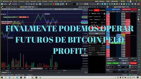 FINALMENTE PODEMOS OPERAR FUTUROS DE BITCOIN PELO PROFIT!