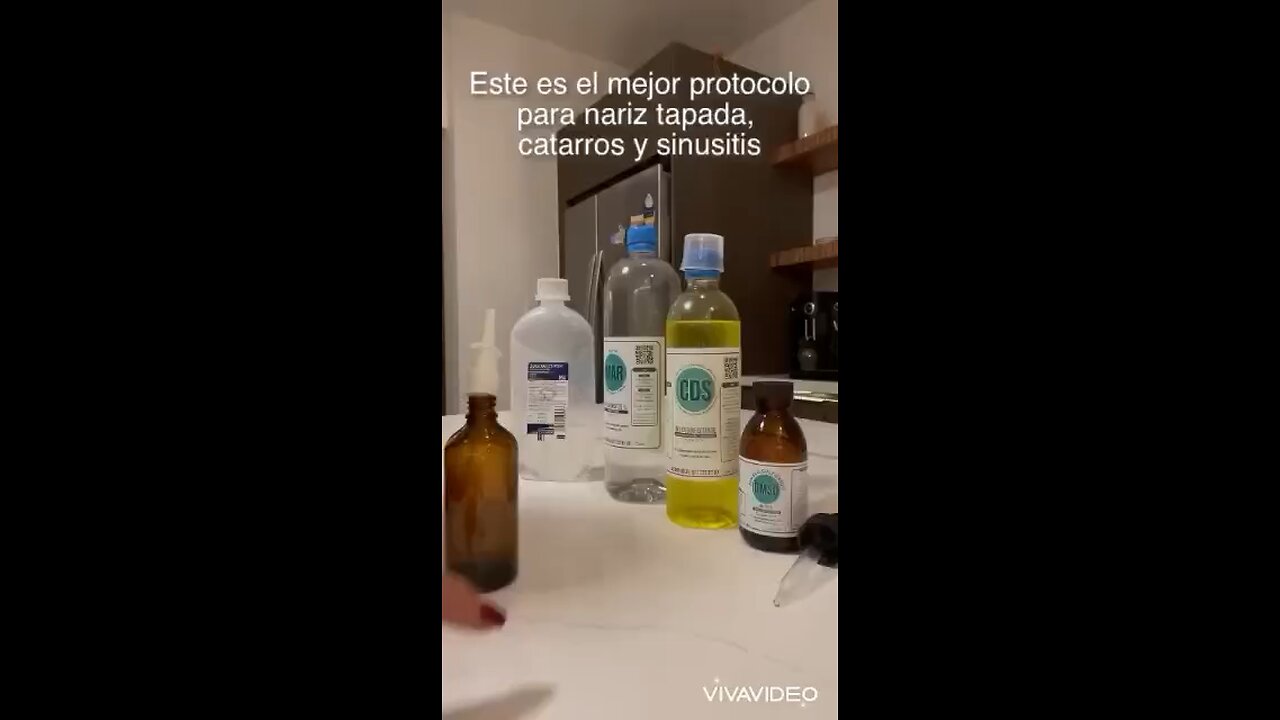 PROTOCOLO PARA CATARRO , SINOUSITIS , NARIZ TAPADA CON DIOXIDO DE CLORO , DMS Y SOLUCION SALINA