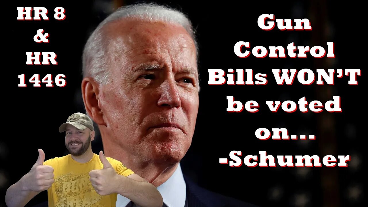 Gun Control Bills will NOT be voted on in Senate!... Schumer has them on "Pause"...