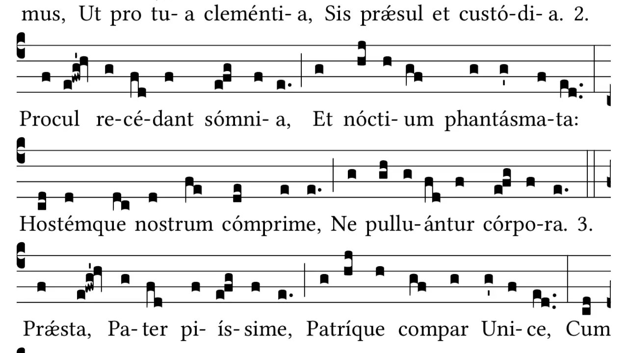 Te Lucis: Compline Hymn for Ascensiontide