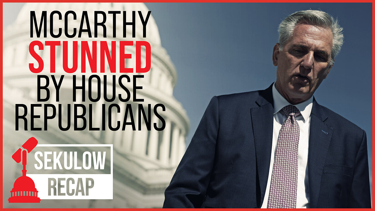 Rep. McCarthy STUNNED by House Republicans