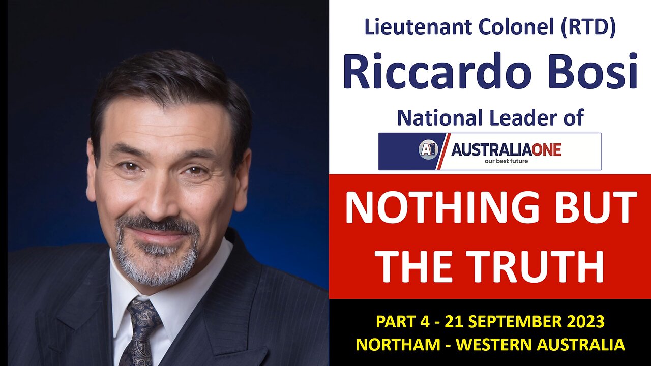 Riccardo Bosi - Nothing But the Truth Tour - Part 4 - Day 1 - WA, Northam 21/09/2023 - AustraliaONE