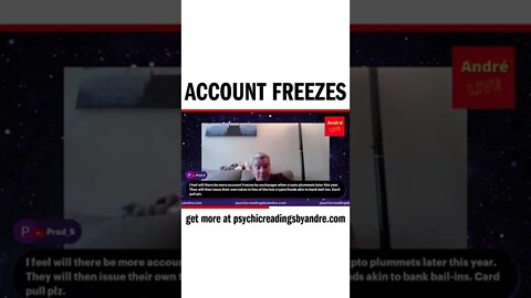 Account freezes