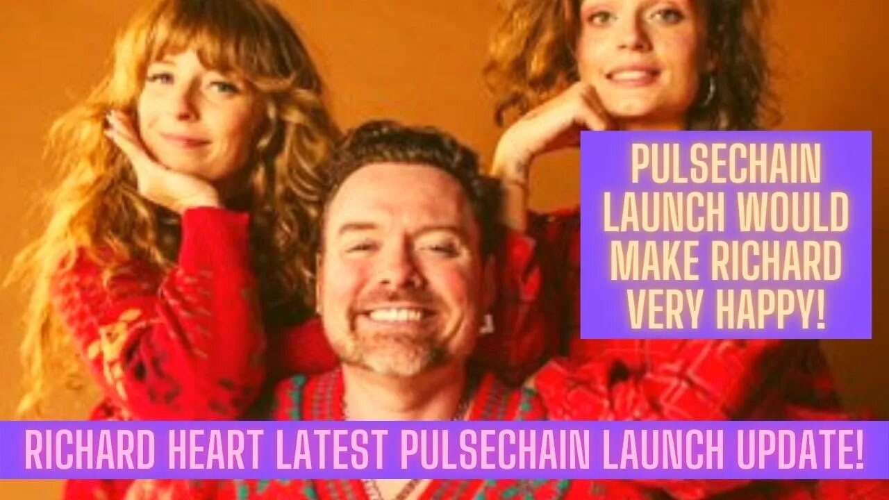 Richard Heart Latest Pulsechain Launch Update! Pulsechain Launch Would Make Richard Very Happy!