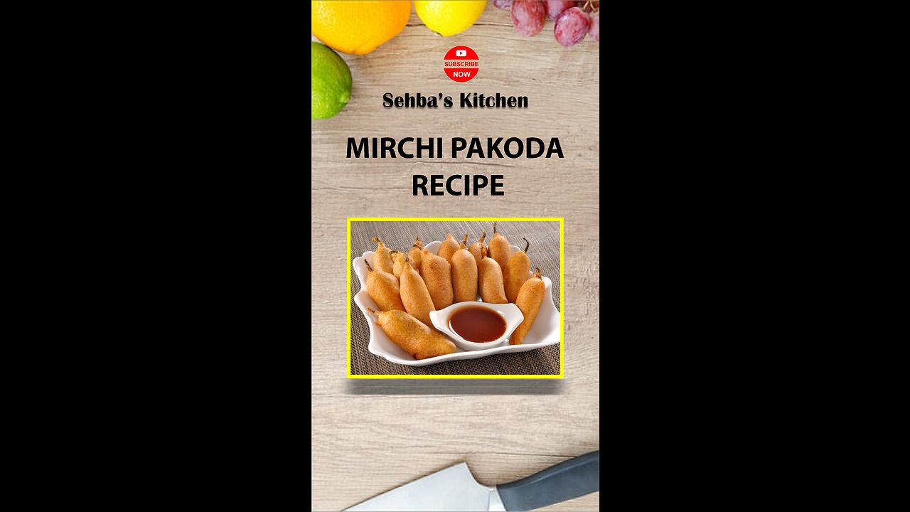 Mirchi vada recipe | Mirchi pakoda recipe