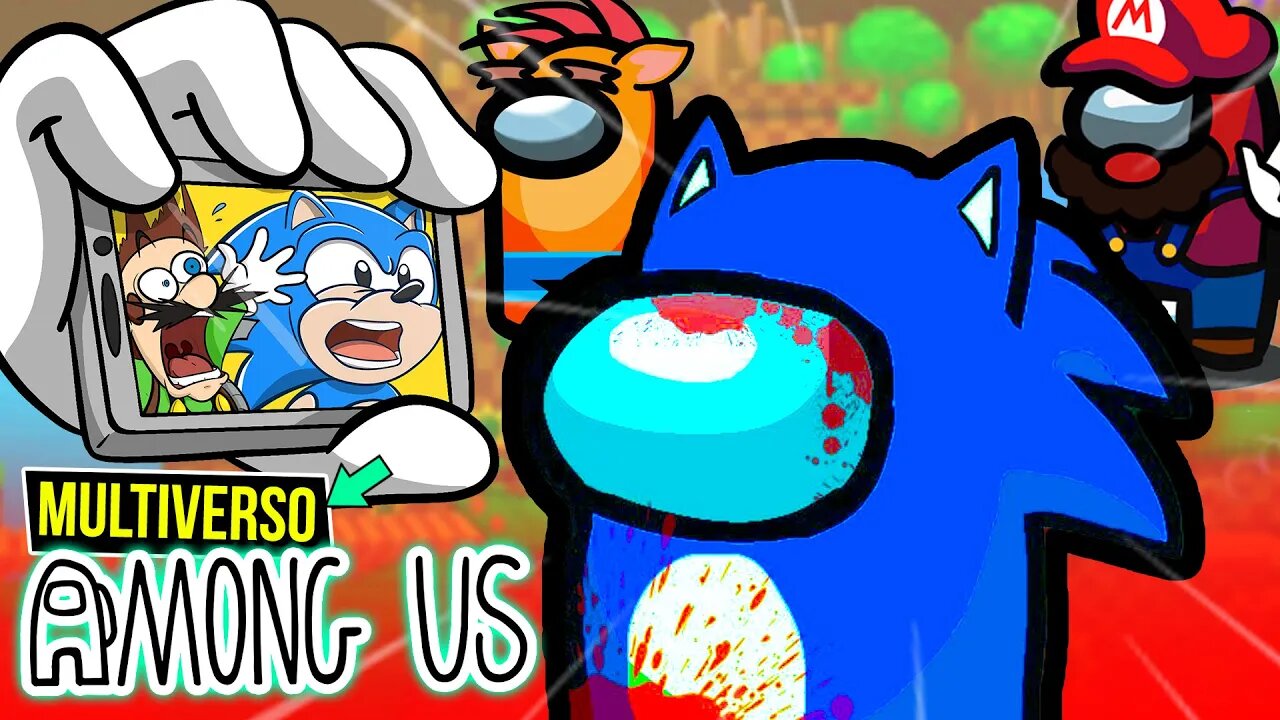 AMONG US entrou no MULTIVERSO de 10 JOGOS 😂