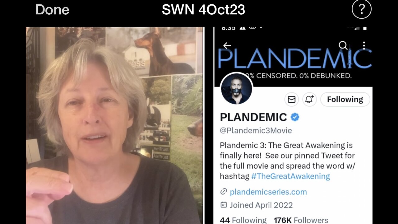 SWN 4Oct23 Mikki Willis -Plandemic