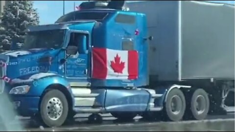 Freedom Convoy Windsor Ontario