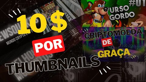 Thumbnail para seus vídeos e capa para seu canal