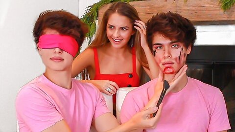 Blindfolded Makeup Challenge
