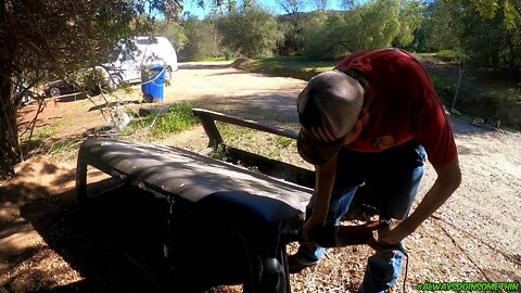 Chopping up a camper