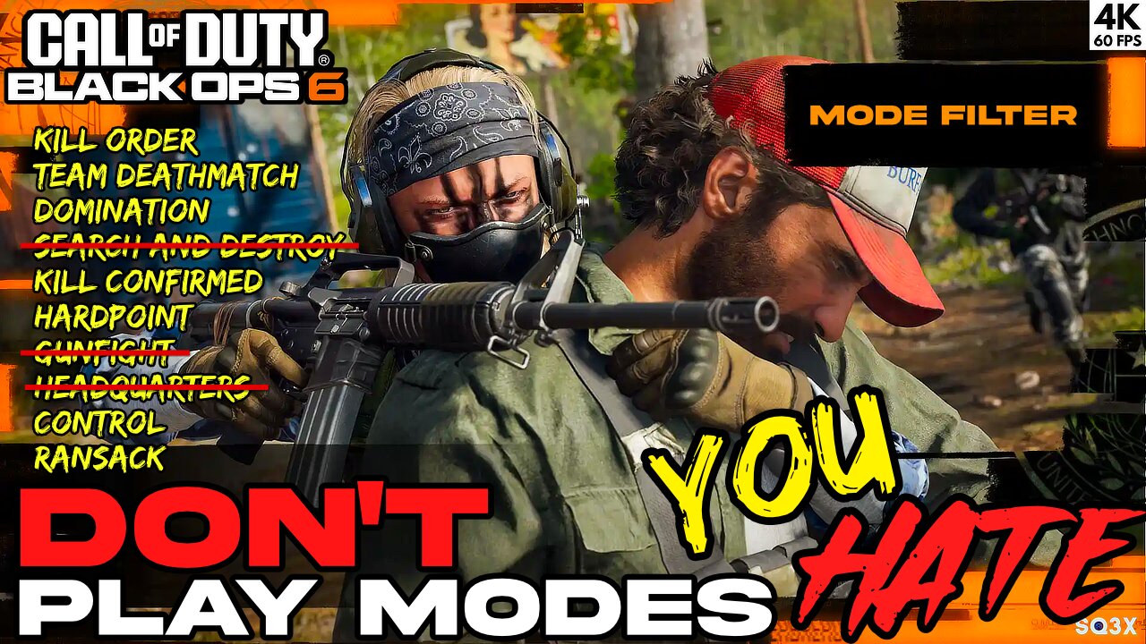 How To ONLY PLAY the MODES YOU LIKE (Filter) 💀 CALL OF DUTY: BLACK OPS 6