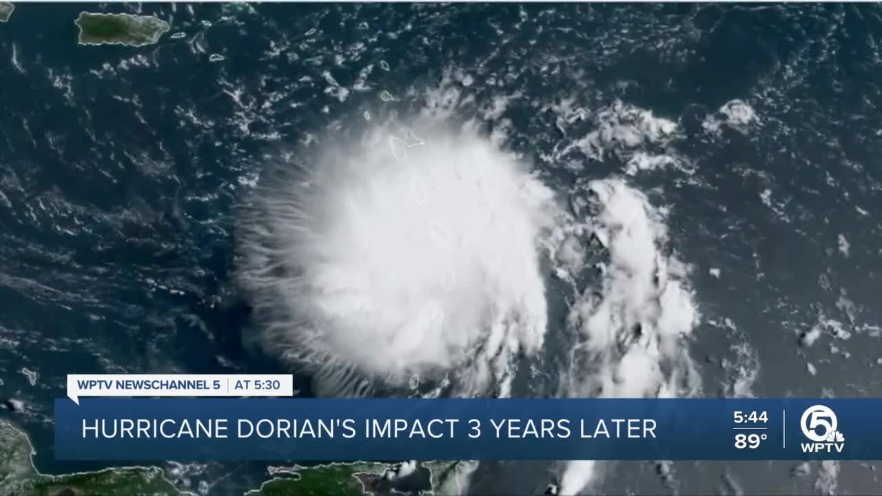 Hurricane Dorian's impact 3 years later