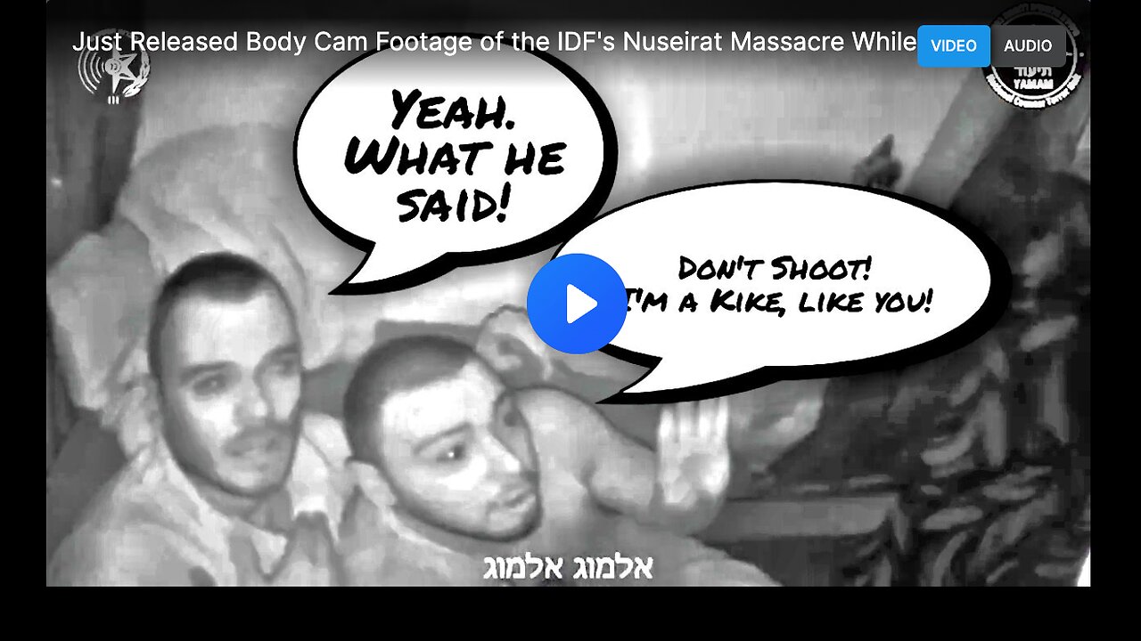 Body cam footage from the IDF's surprise attack at the Nuseirat refugee camp.