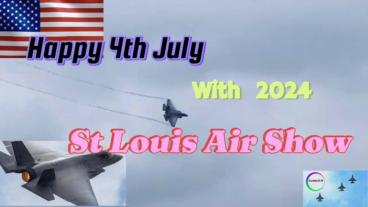 Happy 4th JULY: Watch and CELEBRATE with this Amazing F-35C at the St.Louis 2024 Air Show.