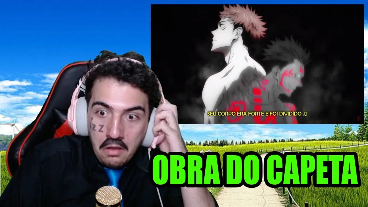 PASTOR REACT Rap do Sukuna (Modo Berserk) Jujutsu Kaisen - Se Curve Ao Seu Rei | Gabriza ♫