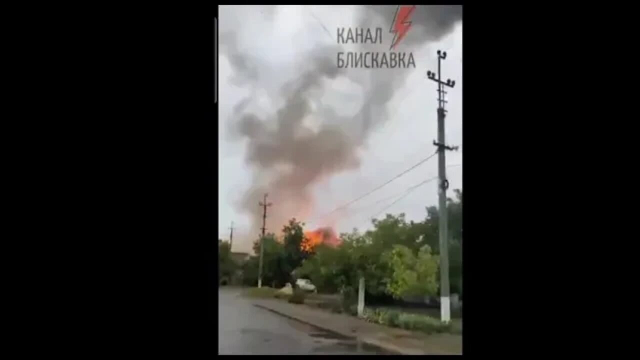 The arrival of a cruise missile in Voznesensk to the AFU ammunition depot