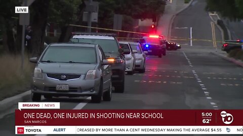 One dead, one injured following shooting near San Marcos elementary school