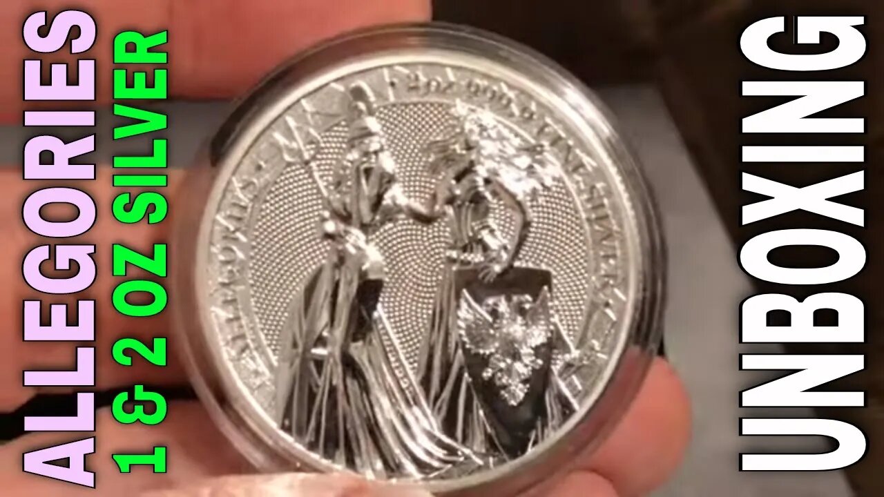 Germania Mint Allegories 1 & 2 Oz Silver Unboxing