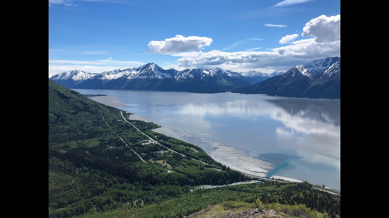 Driving Turnagain Arm Alaska